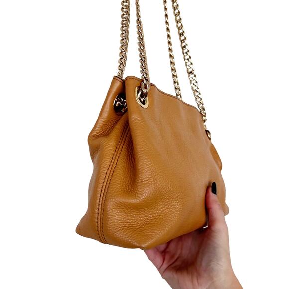 Michael Kors Tan Leather Crossbody - Picture 4 of 8